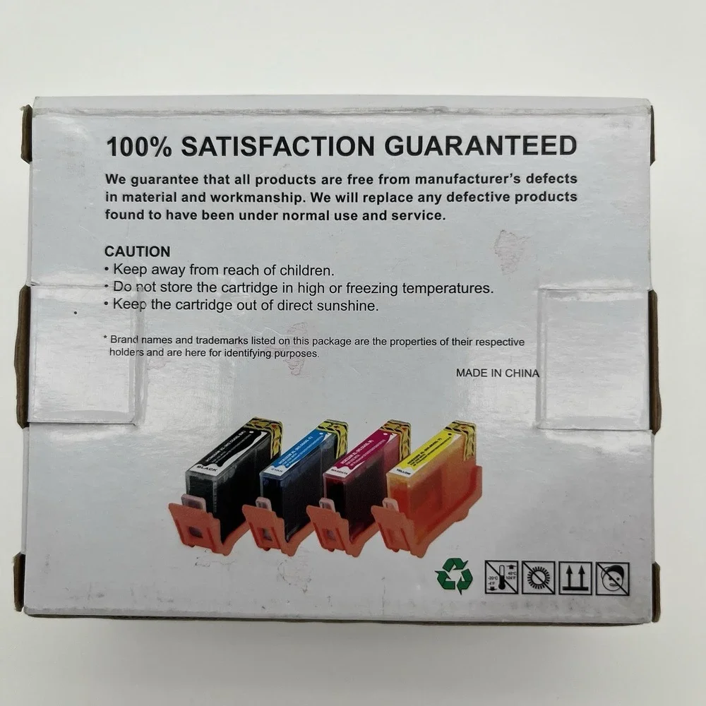 2 Boxes Printer Ink Compatible Photosmart High-Yield 4 Pack # H-684WXLBK/564LCMY